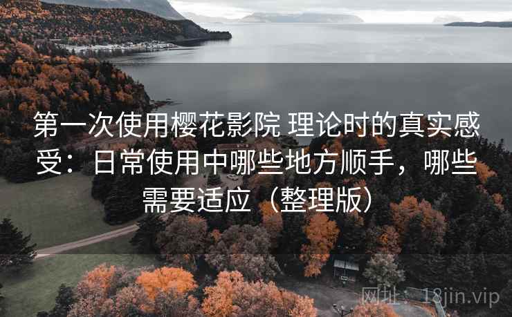第一次使用樱花影院 理论时的真实感受：日常使用中哪些地方顺手，哪些需要适应（整理版）
