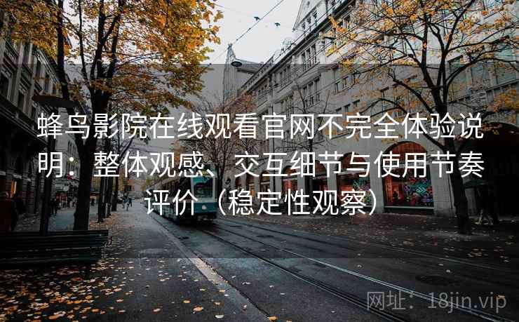 蜂鸟影院在线观看官网不完全体验说明：整体观感、交互细节与使用节奏评价（稳定性观察）
