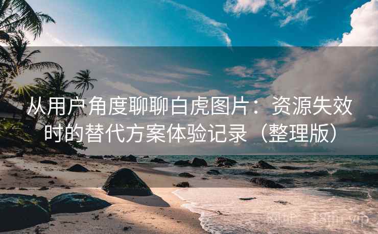 从用户角度聊聊白虎图片：资源失效时的替代方案体验记录（整理版）