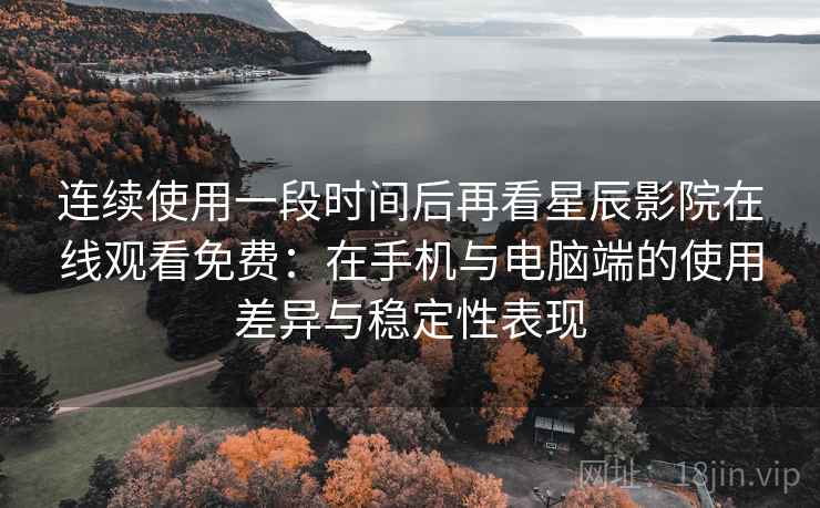 连续使用一段时间后再看星辰影院在线观看免费：在手机与电脑端的使用差异与稳定性表现